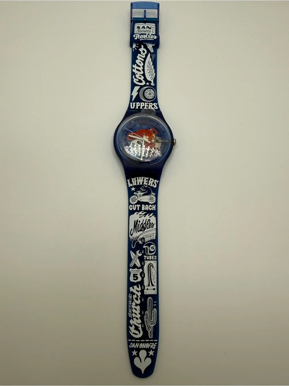 Brand New Swatch San Clemente Frostles Air & Style Swiss Made Water Resistant